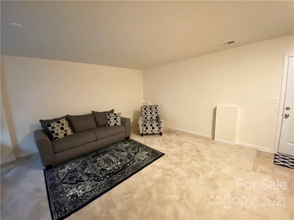 6339 Prosperity Church Road Charlotte, NC 28269 - Photo 19 of 21 a living room with a couch and a rug