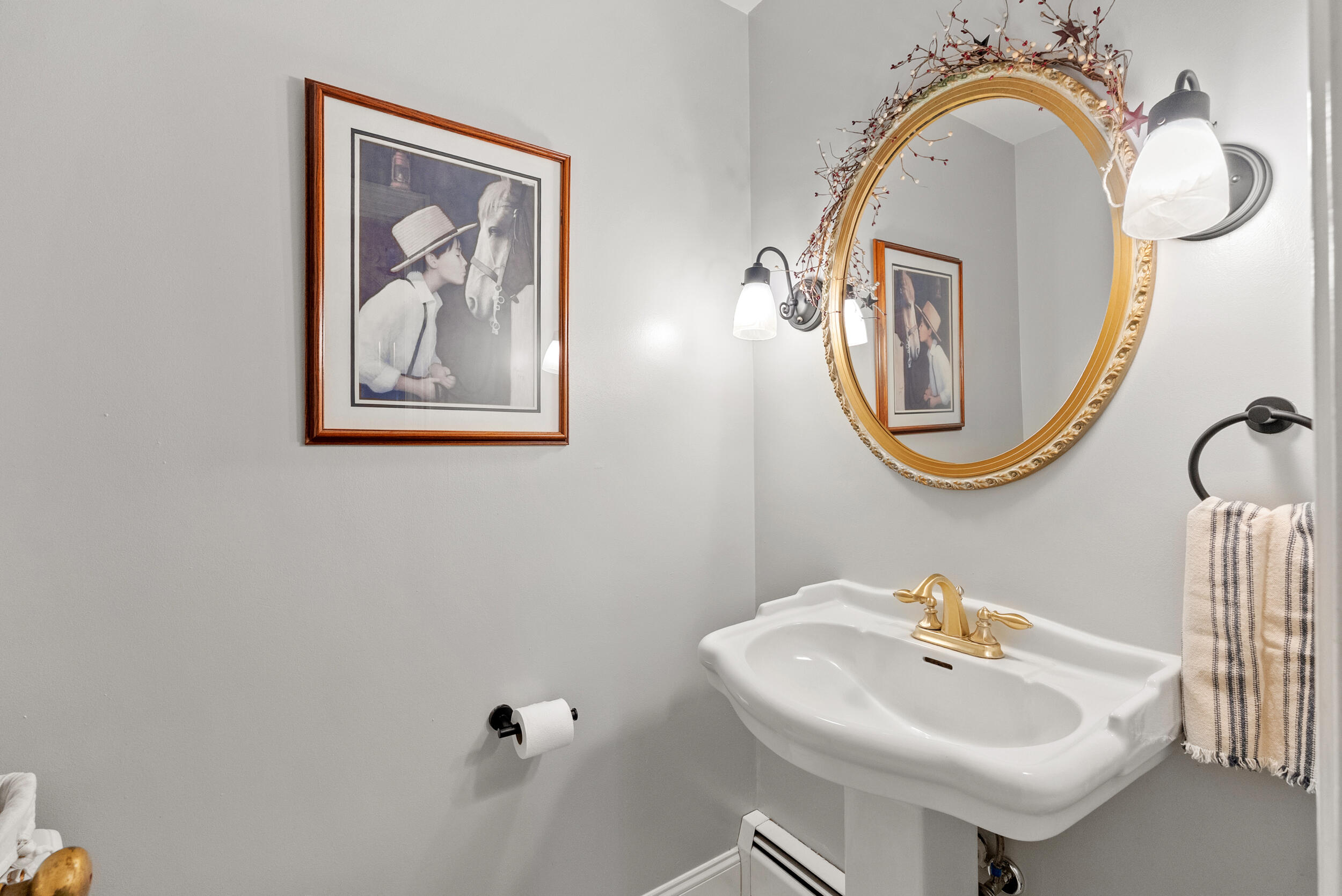 2631 Meadors Spur Road Moneta, VA 24121 - Photo 25 of 87 a bathroom with a sink and a mirror