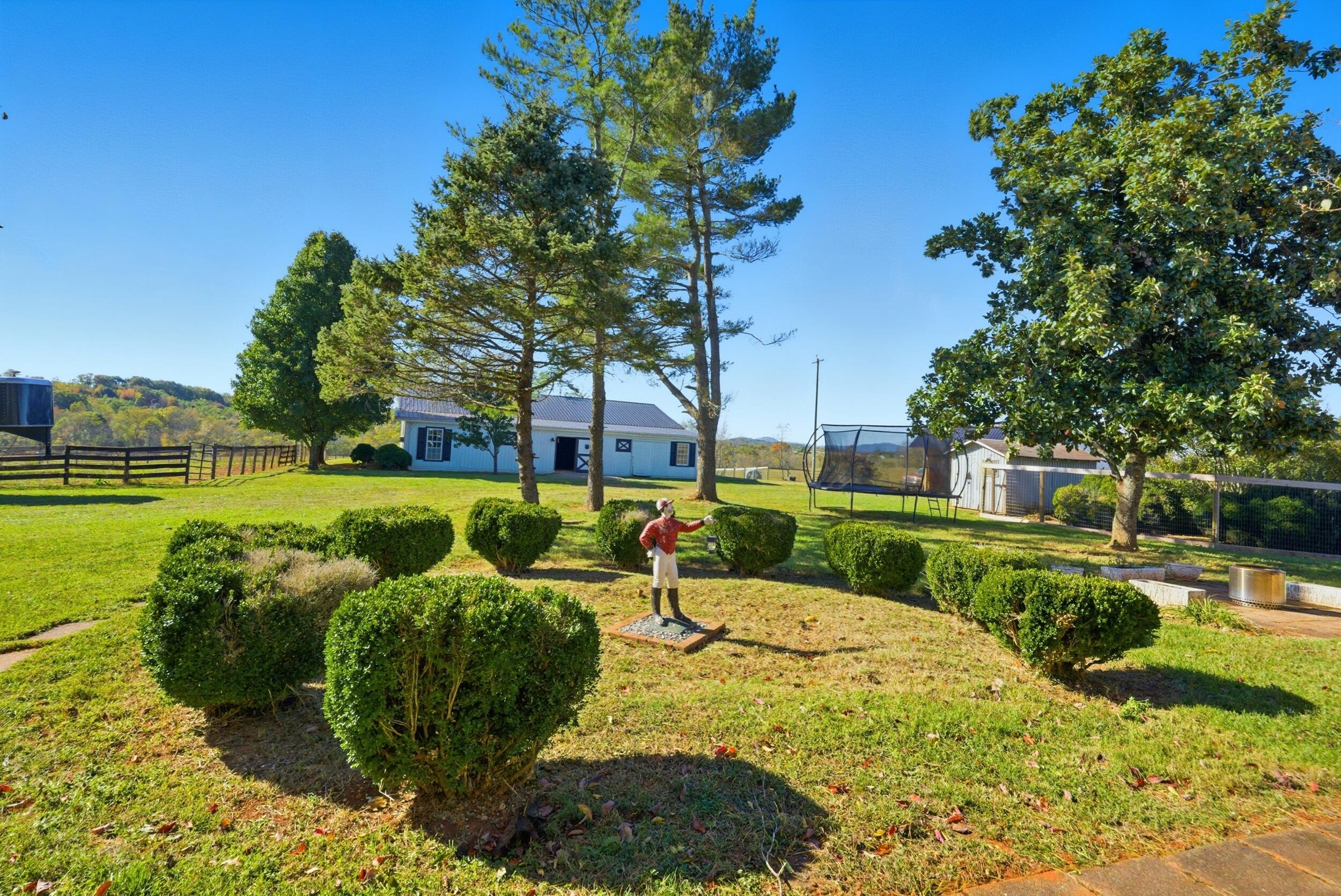 2631 Meadors Spur Road Moneta, VA 24121 - Photo 81 of 87 a view of backyard with swimming pool and green space