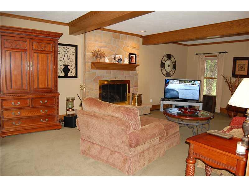 255 Logan Road Gibsonia, PA 15044 - Photo 11 of 23 Family Room. *WONDERFUL SUNKEN LIVING ROOM WITH WOOD BEAMED CEILINGS