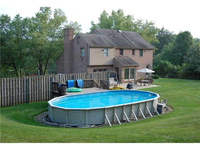 255 Logan Road Gibsonia, PA 15044 - Photo 22 of 23 Swimming Pool/Hot Tub/Sauna. * 32 X 16 SWIMMING POOL WITH DECK.