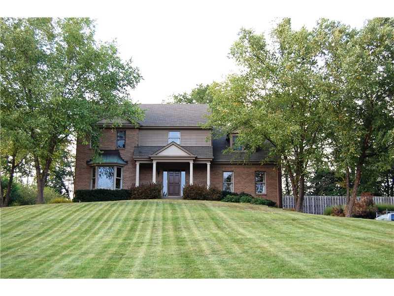 255 Logan Road Gibsonia, PA 15044 - Photo 23 of 23 Exterior Front. * STATELY HOME ON A ONE ACRE PRIVATE LOT JUST MINUTES FROM I-79, PA TURNPIKE, PARKS, GOLF COURSES, SHOPPING AND RESTAURANTS