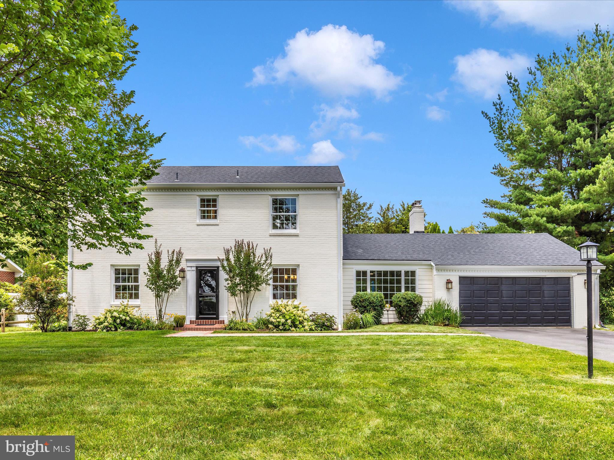 Stunning White Brick Colonial