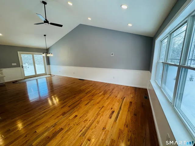 a view of wooden floor