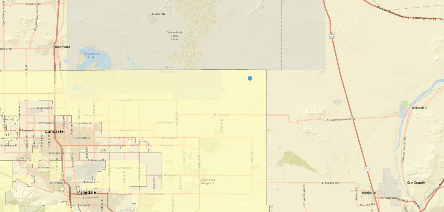 Ave B Lancaster Ca Lancaster, CA 93535 - Photo 6 of 7 a bathroom with a shower