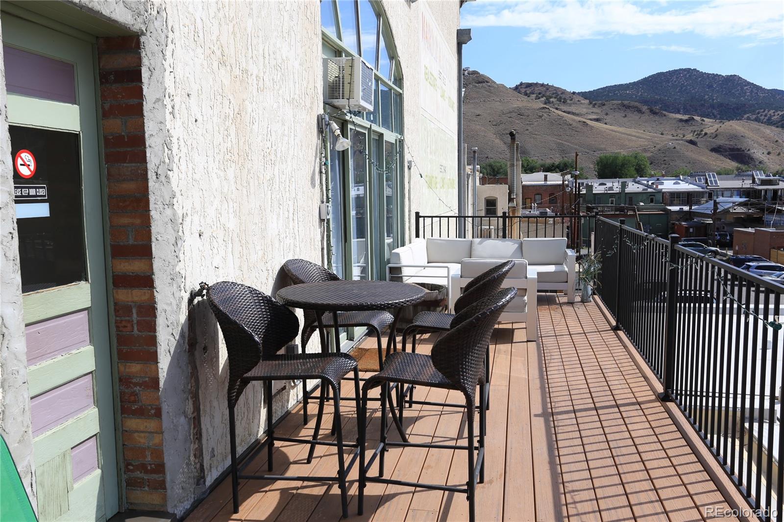207.5 F Street, Unit 3 Salida, CO 81201 - Photo 13 of 14 a view of a balcony patio and furniture