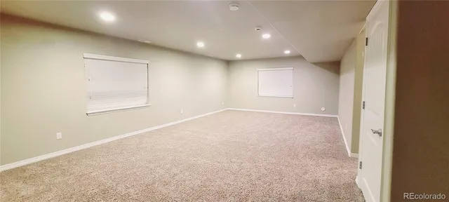 an empty room with an empty space