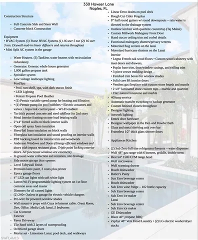 $9,995,000 | 330 Hawser Lane, Naples, FL 34102