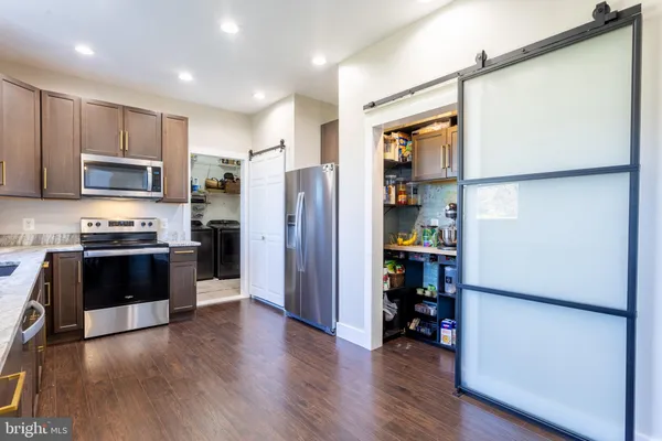 a room with storage and utility