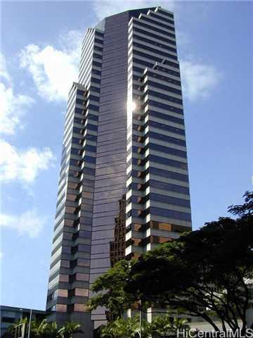 a front view of a building