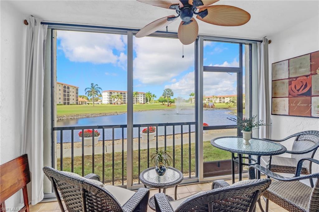 49 High Point Circle South, Unit 104 Naples, FL 34103 - Photo 1 of 30 a view of a balcony dining area