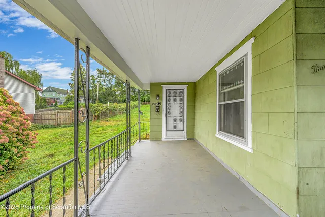 a view of a porch