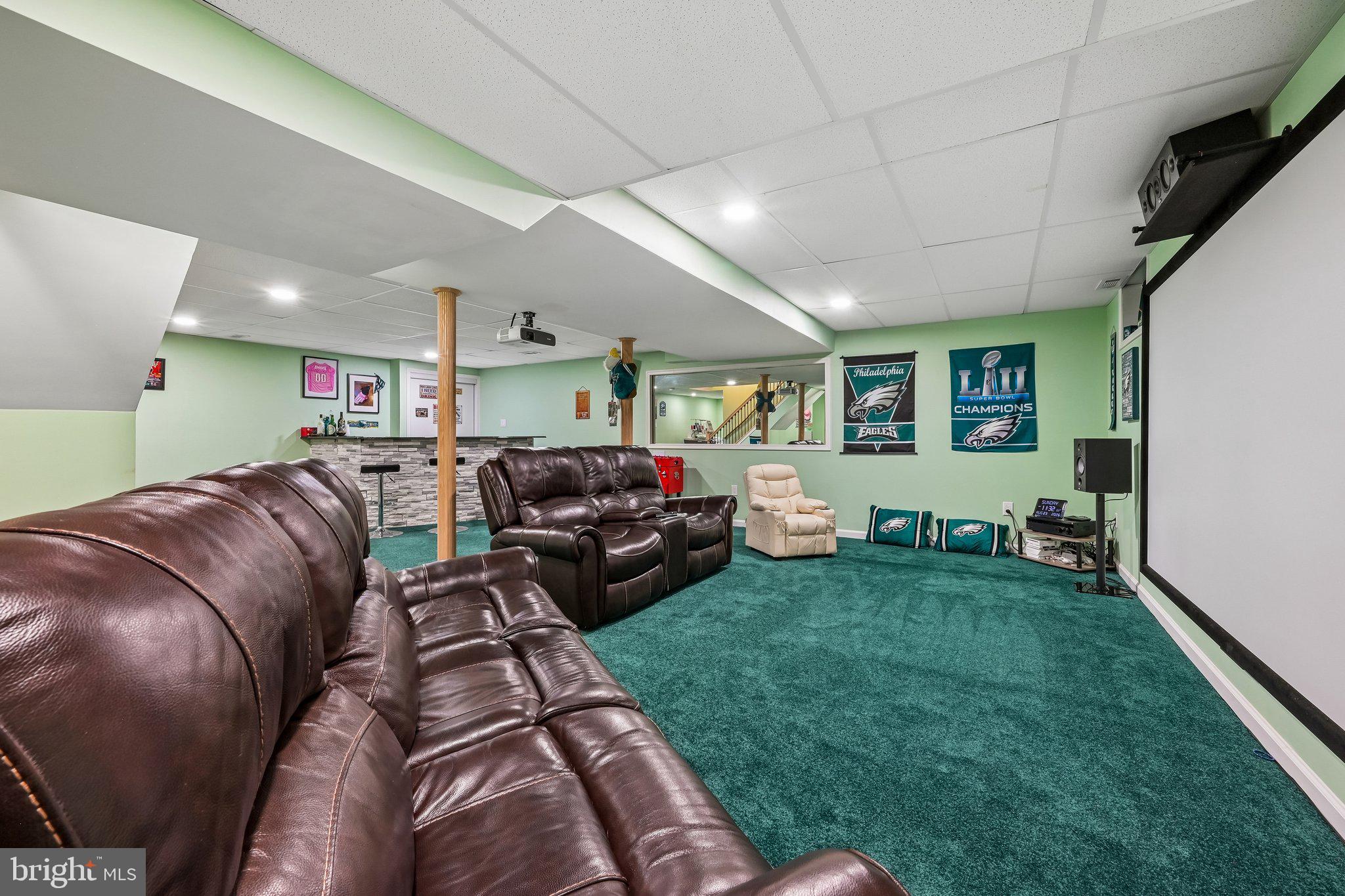 14 Chestertown Road Sicklerville, NJ 08081 - Photo 25 of 29 Cozy basement retreat for relaxation.