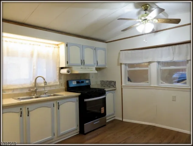 a view of a projector room with a flat screen tv