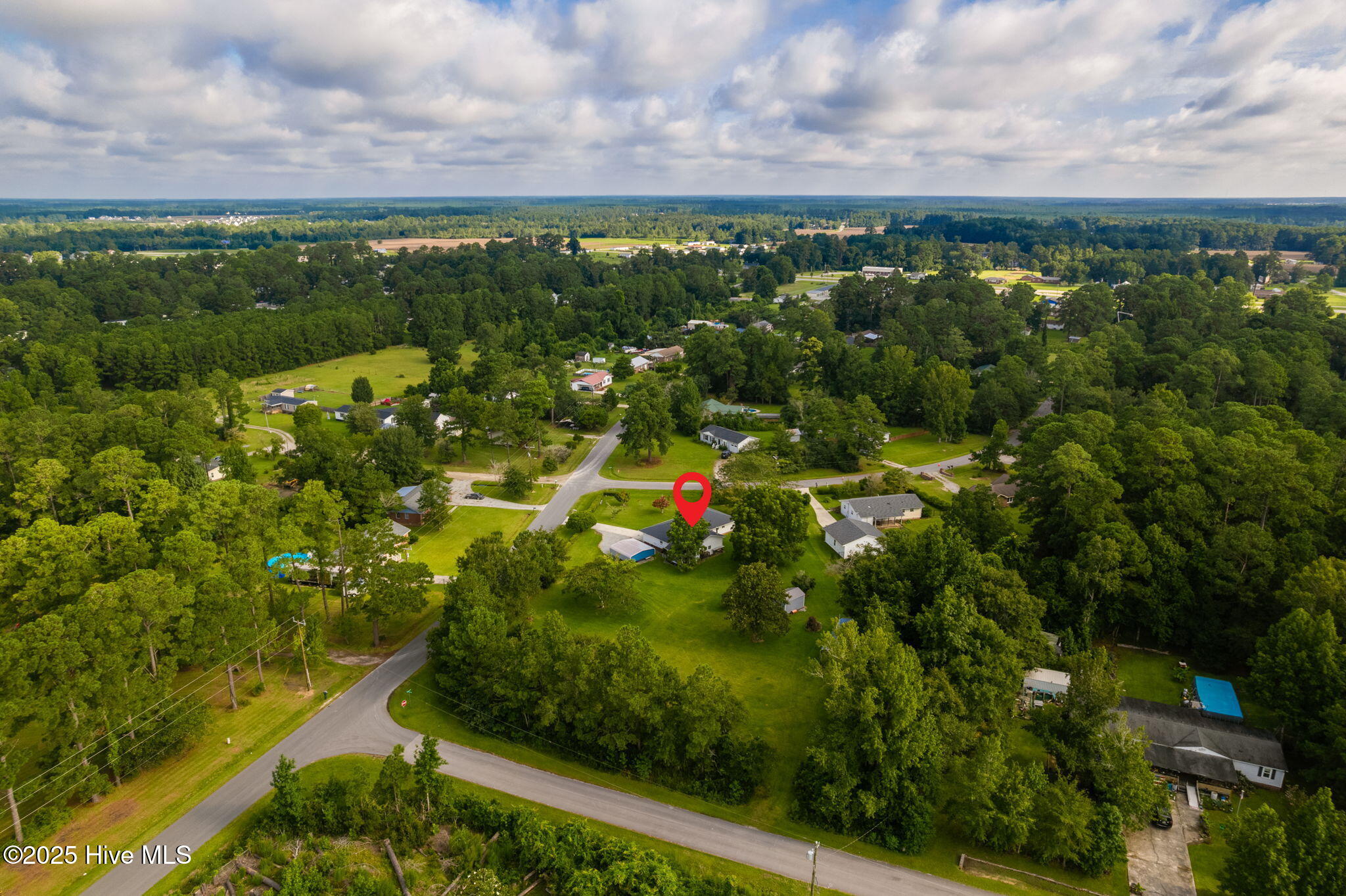 201 Queens Road Hubert, NC 28539 - Photo 55 of 59 Aerial view of 201 Queens Rd