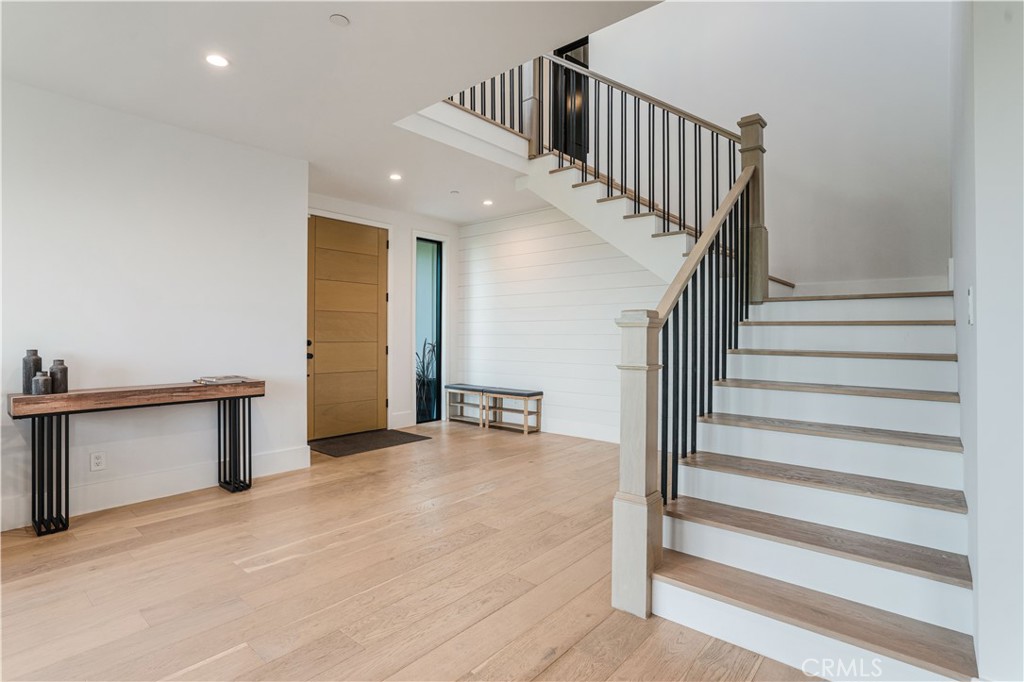 14614 Round Valley Drive Sherman Oaks, CA 91403 - Photo 15 of 35 a view of entryway and hall with wooden floor