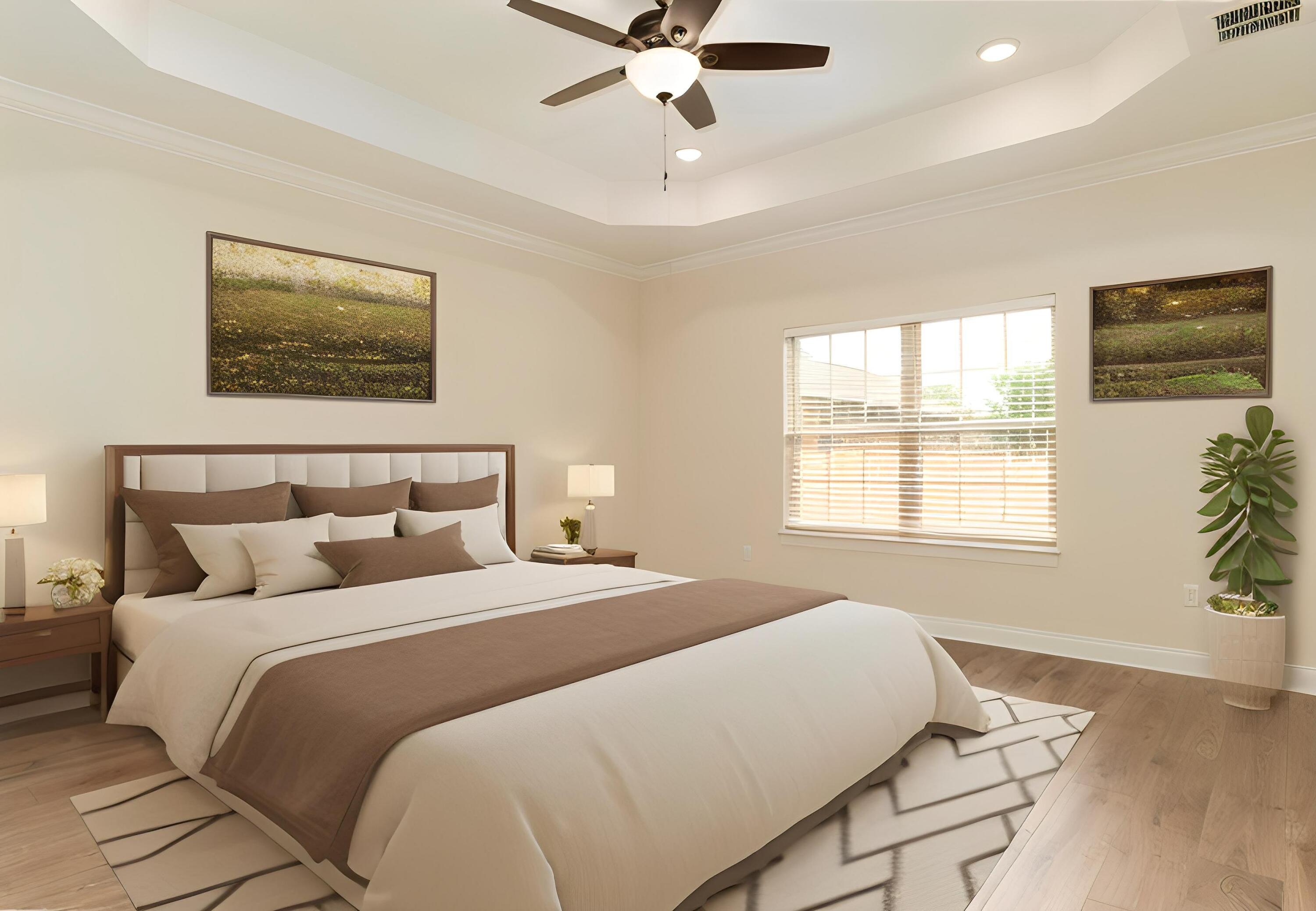 1184 Forest Heights Road Fort Walton Beach, FL 32547 - Photo 12 of 45 a bedroom with bed and a window