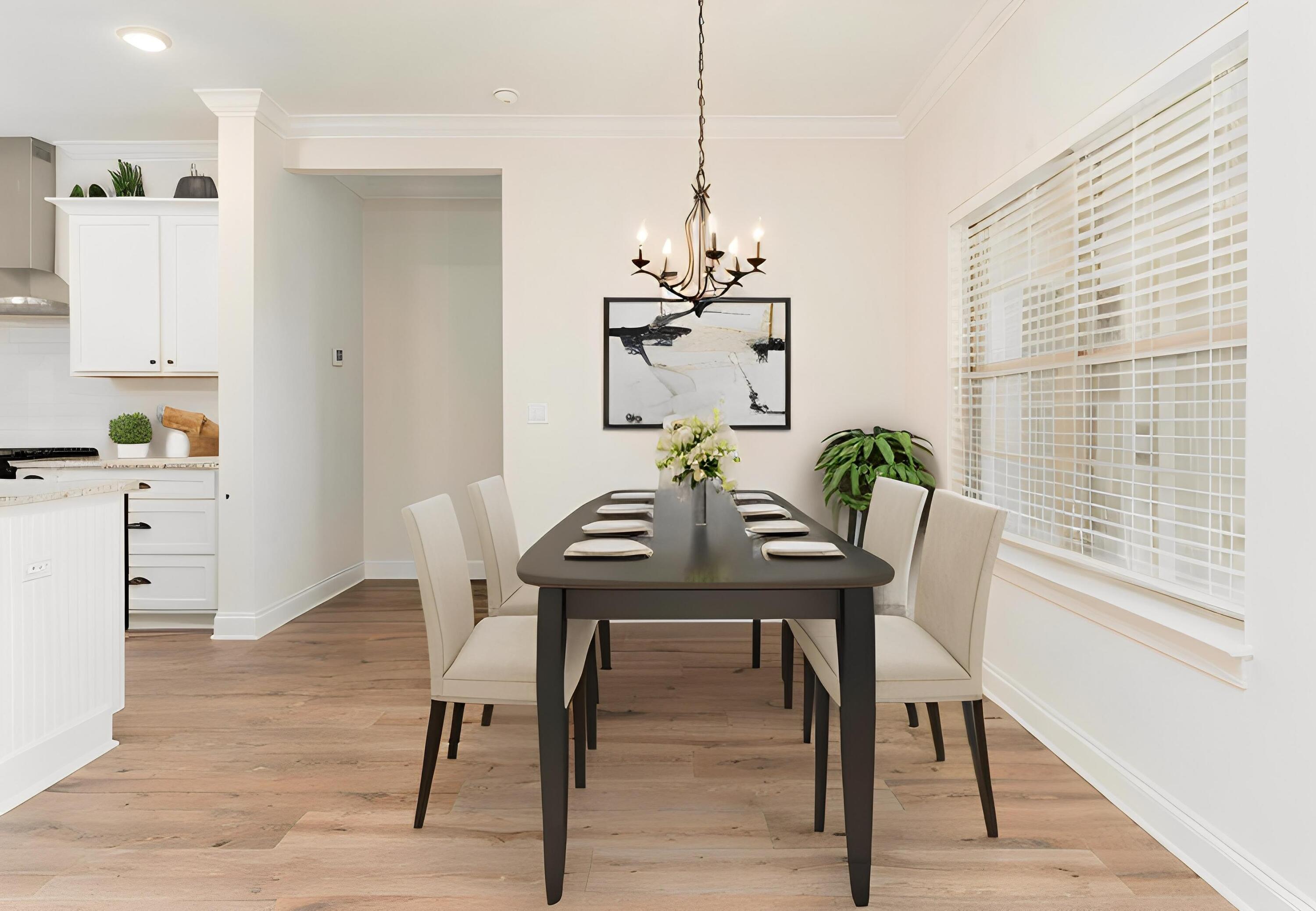 1184 Forest Heights Road Fort Walton Beach, FL 32547 - Photo 5 of 45 a view of a dining room with furniture window and wooden floor