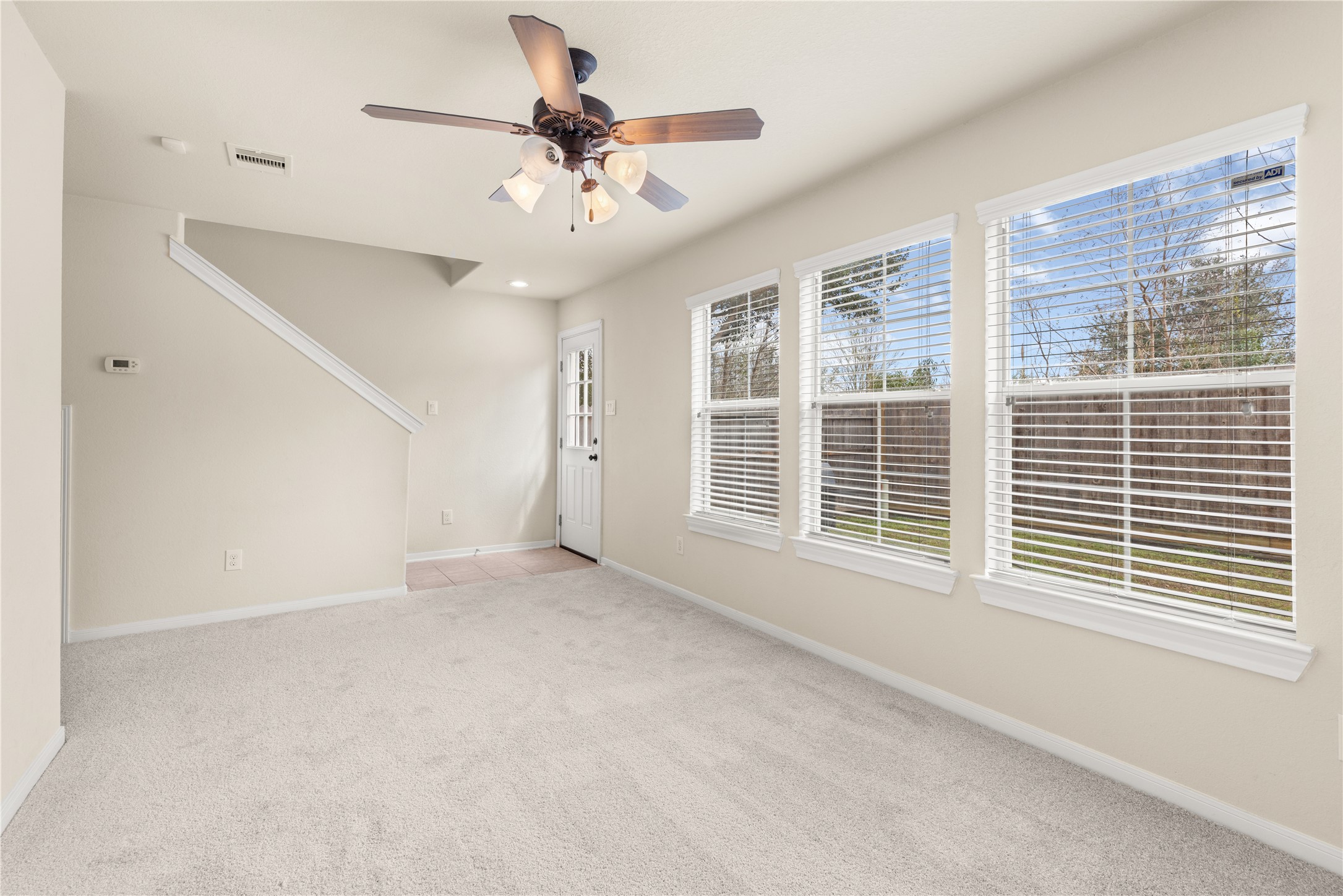 3334 Clearview Villa Way Houston, TX 77025 - Photo 35 of 35 Second living space located on the first floor. The sky is the limit for this floorplan. This could be separate living space for the person living on the first floor. It could also be an exercise room, media room or office as shown.