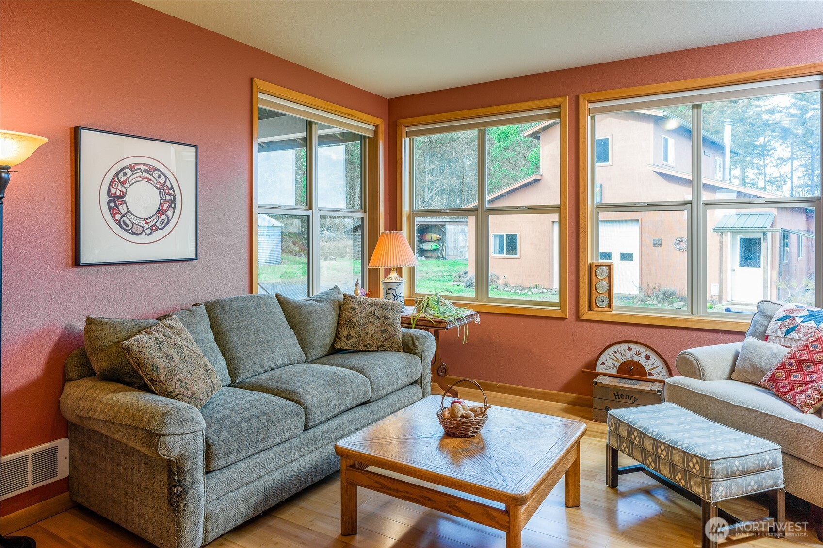 110 Clay Hill Road Lopez Island, WA 98261 - Photo 12 of 35 a living room with furniture and a window