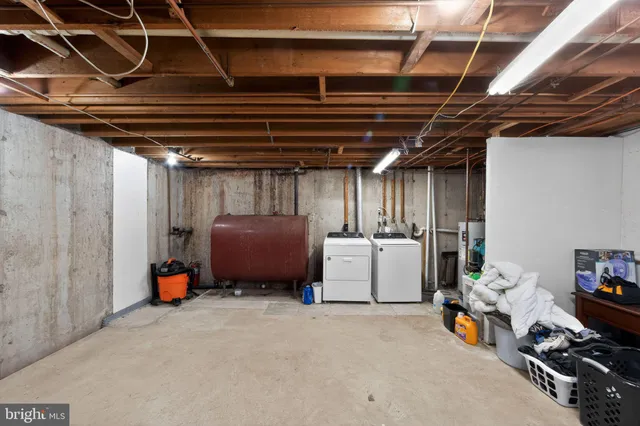 a view of storage and utility room