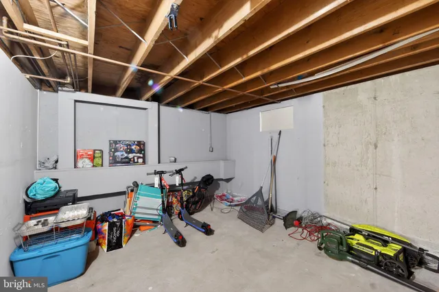 a view of storage and utility room