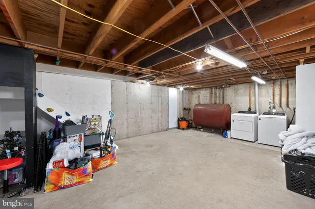 a view of storage and utility room