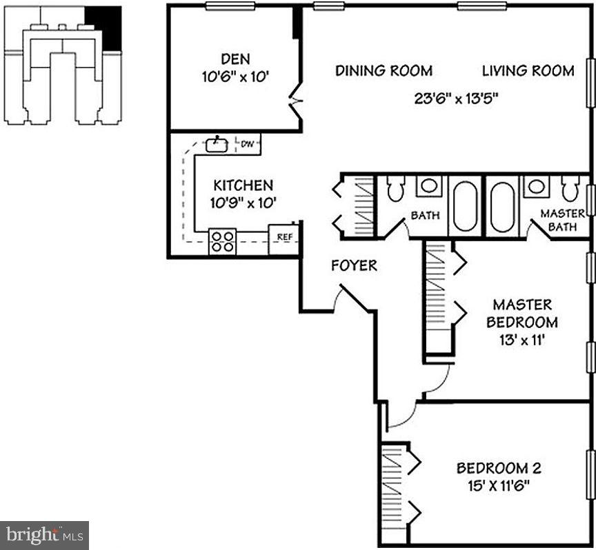2123 California Street Northwest, Unit C6 Washington, DC 20008 - Photo 31 of 32 Floor plan