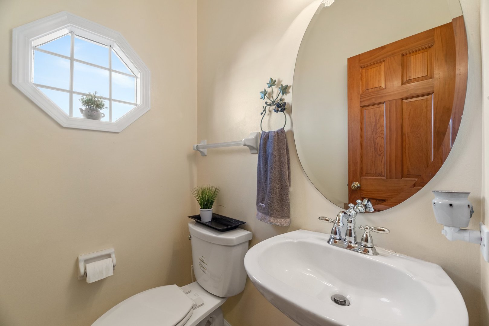 2527 Wild Timothy Road Naperville, IL 60564 - Photo 17 of 38 a bathroom with a sink mirror and toilet