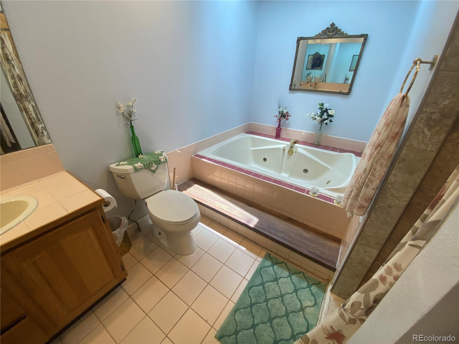 7079 Estes Drive Arvada, CO 80004 - Photo 25 of 50 a bathroom with a sink and toilet