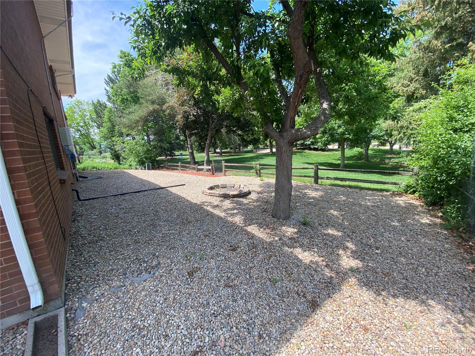 7079 Estes Drive Arvada, CO 80004 - Photo 7 of 50 a view of a yard with plants and large trees