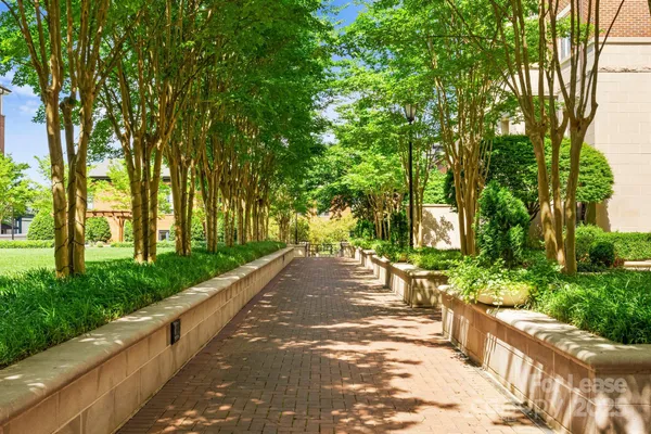 a view of a city with tall buildings