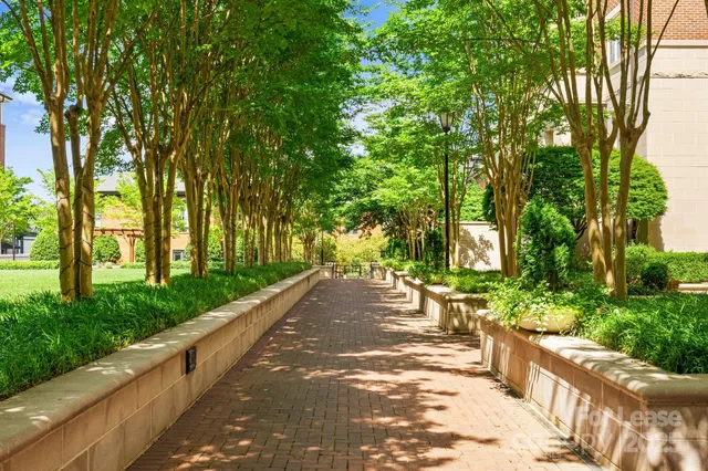 a view of a city with tall buildings