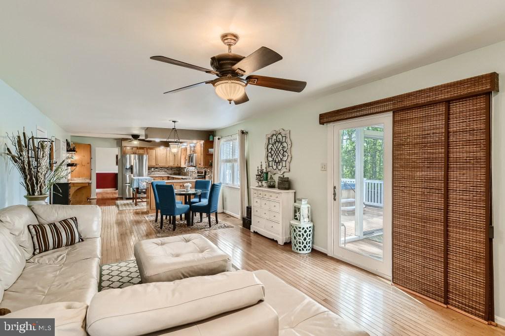 16712 Ridge Road Upperco, MD 21155 - Photo 12 of 33 view from living room into kitchen