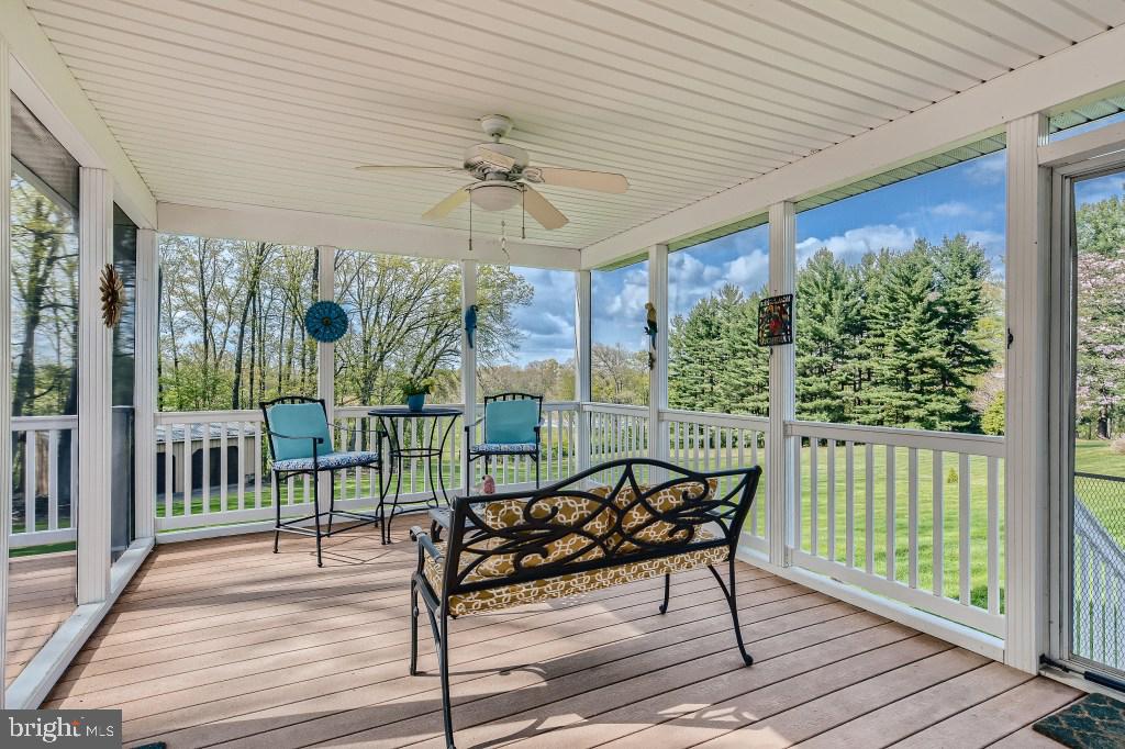 16712 Ridge Road Upperco, MD 21155 - Photo 27 of 33 screened in deck off of family room