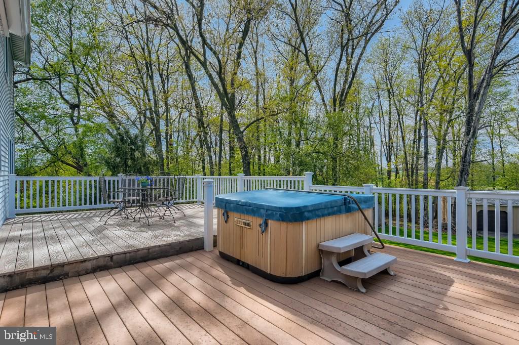 16712 Ridge Road Upperco, MD 21155 - Photo 28 of 33 hot tub and extended deck