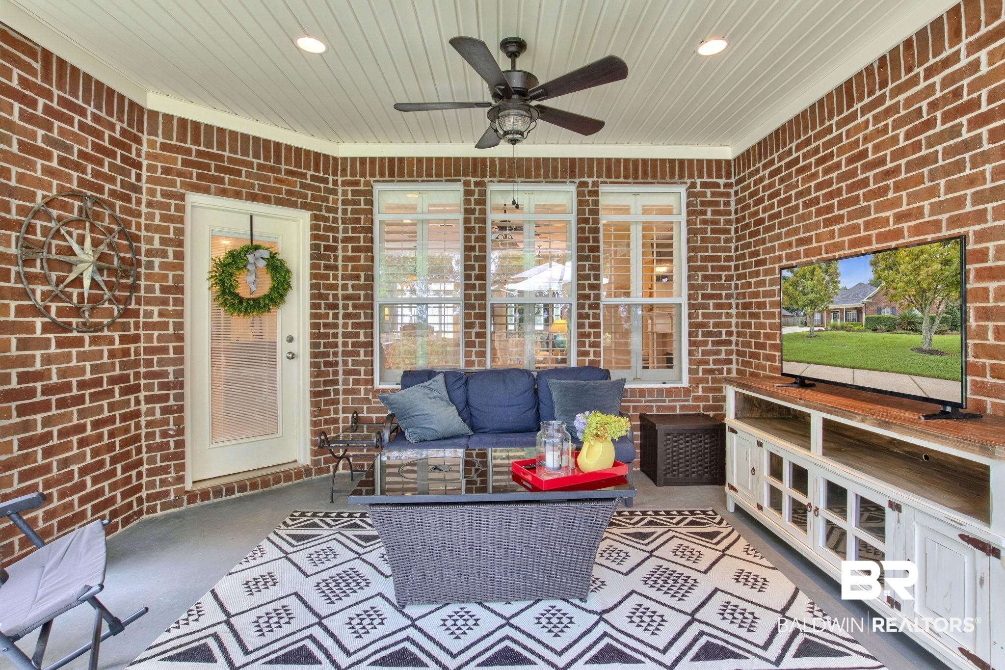 9478 Autauga Bend Daphne, AL 36526 - Photo 33 of 73 View of patio / terrace with ceiling fan