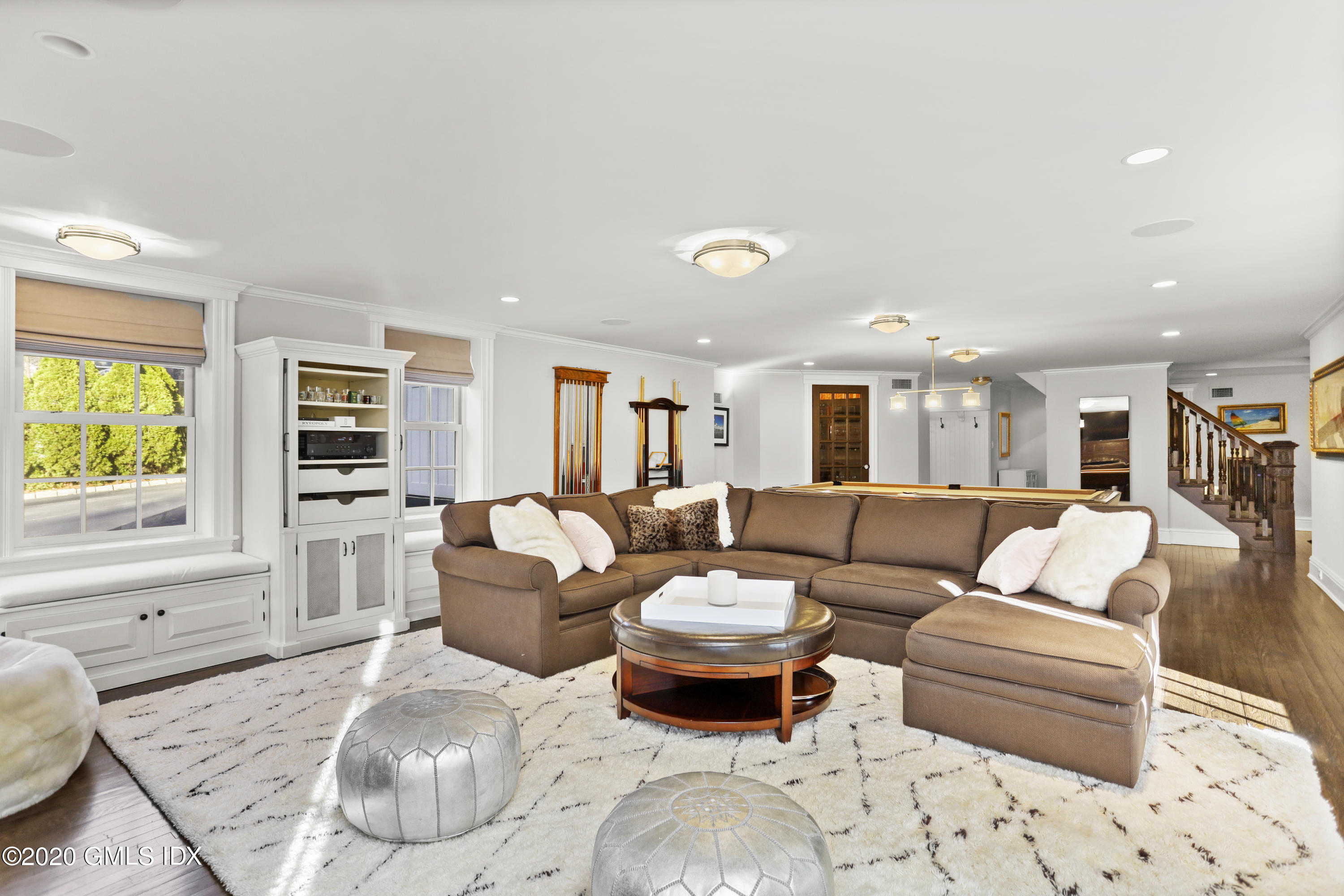 10 Brookridge Drive Greenwich, CT 06830 - Photo 23 of 36 a living room with furniture and a wooden floor