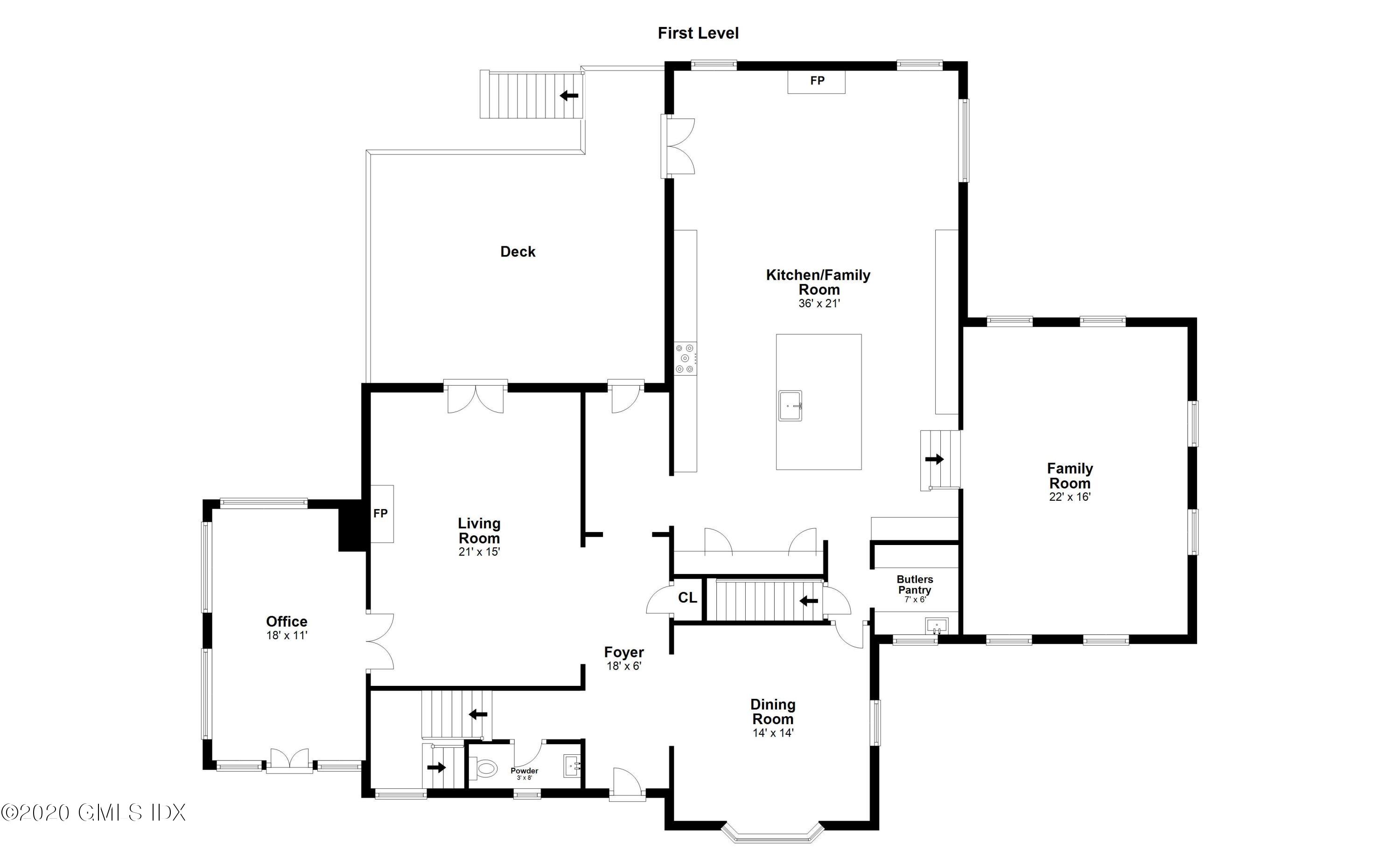 10 Brookridge Drive Greenwich, CT 06830 - Photo 31 of 36 a picture of floor plan