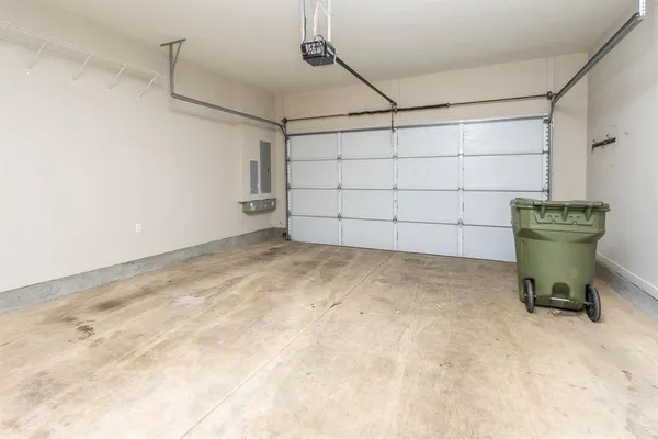 a view of a room with storage and utility