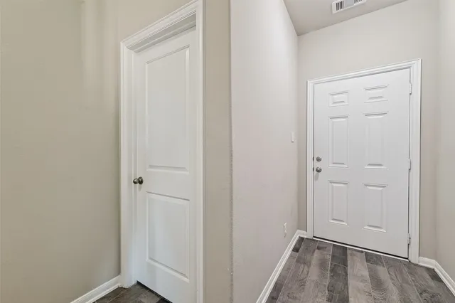 a view of an empty room