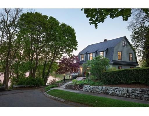 45 Hopkins Road Arlington, MA 02476 - Photo 12 of 12 a front view of a house with a garden