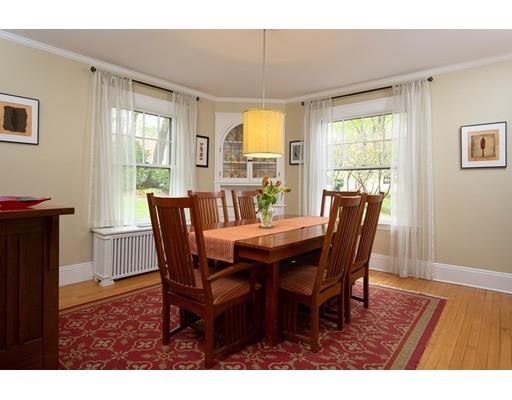 45 Hopkins Road Arlington, MA 02476 - Photo 7 of 12 a view of a dining room with furniture window and outside view