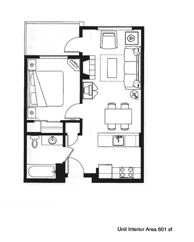 a picture of a bench in front of door