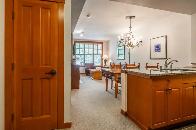 a very nice looking room with a large window