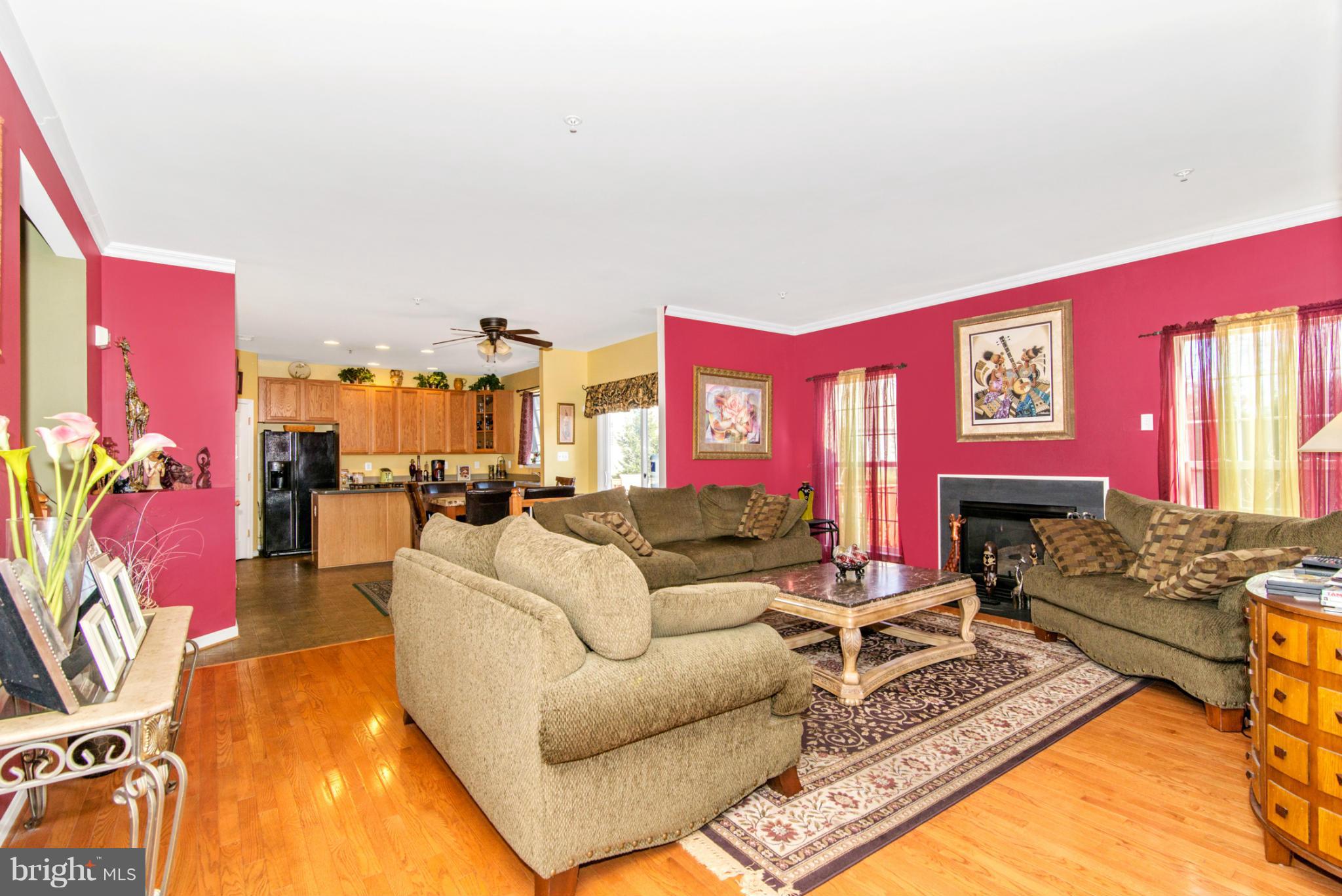 14625 Bubbling Spring Road Boyds, MD 20841 - Photo 12 of 30 a living room with furniture and a fireplace