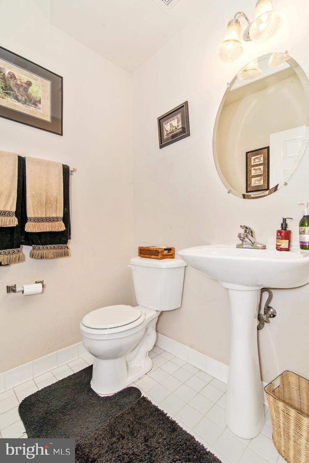14625 Bubbling Spring Road Boyds, MD 20841 - Photo 13 of 30 a bathroom with a toilet sink and mirror