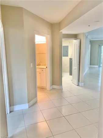 a view of an empty room