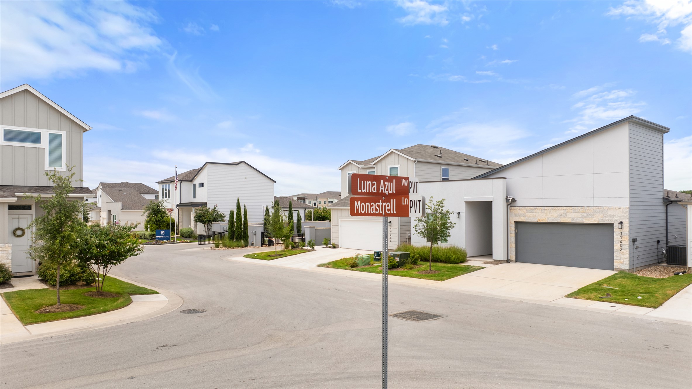 2201 Cento Walk Round Rock, TX 78664 - Photo 28 of 30 View of asphalt street featuring a residential view and sidewalks
