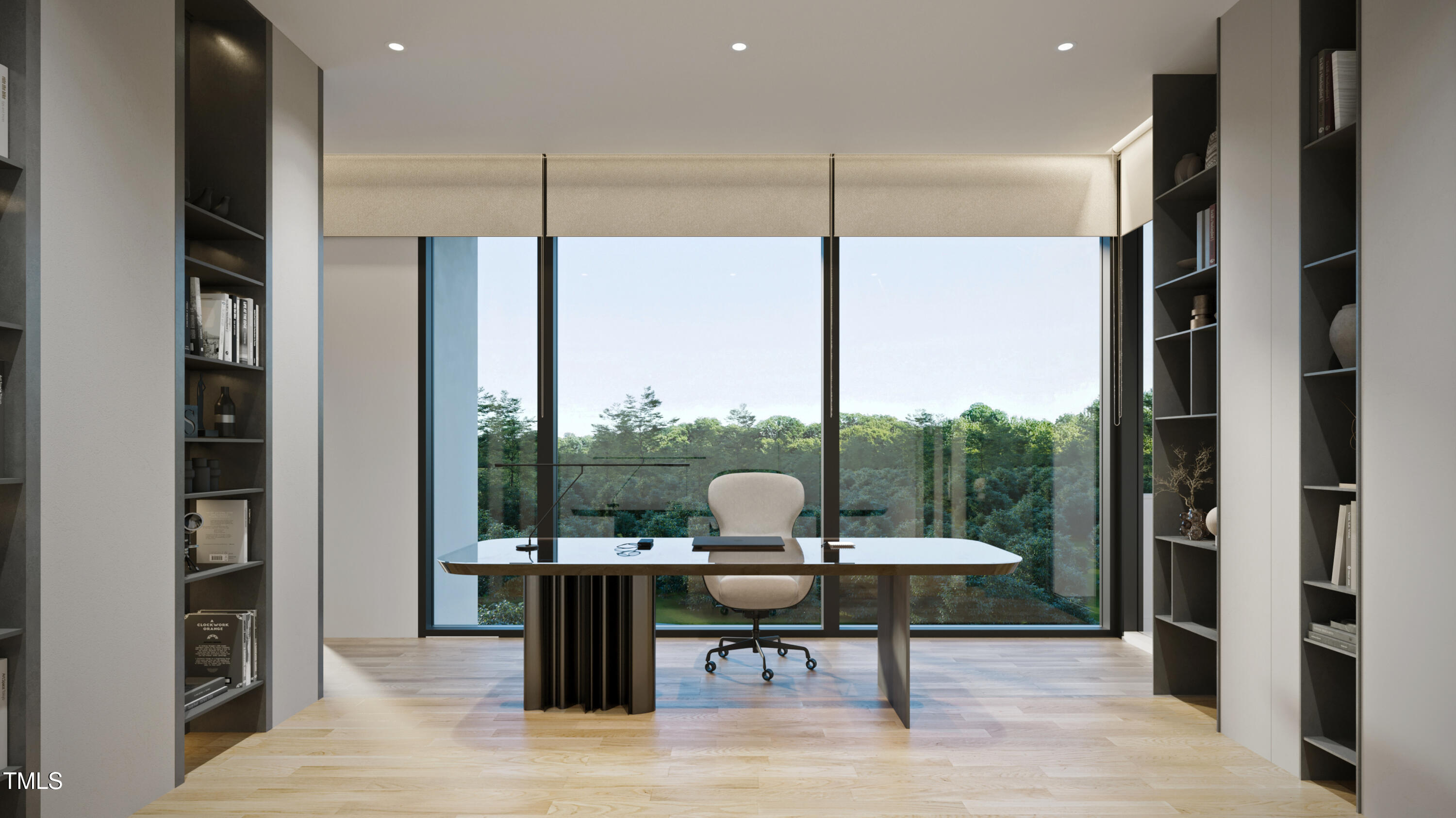 5909 Tower Grove Drive Raleigh, NC 27614 - Photo 14 of 17 a living room with furniture and a floor to ceiling window